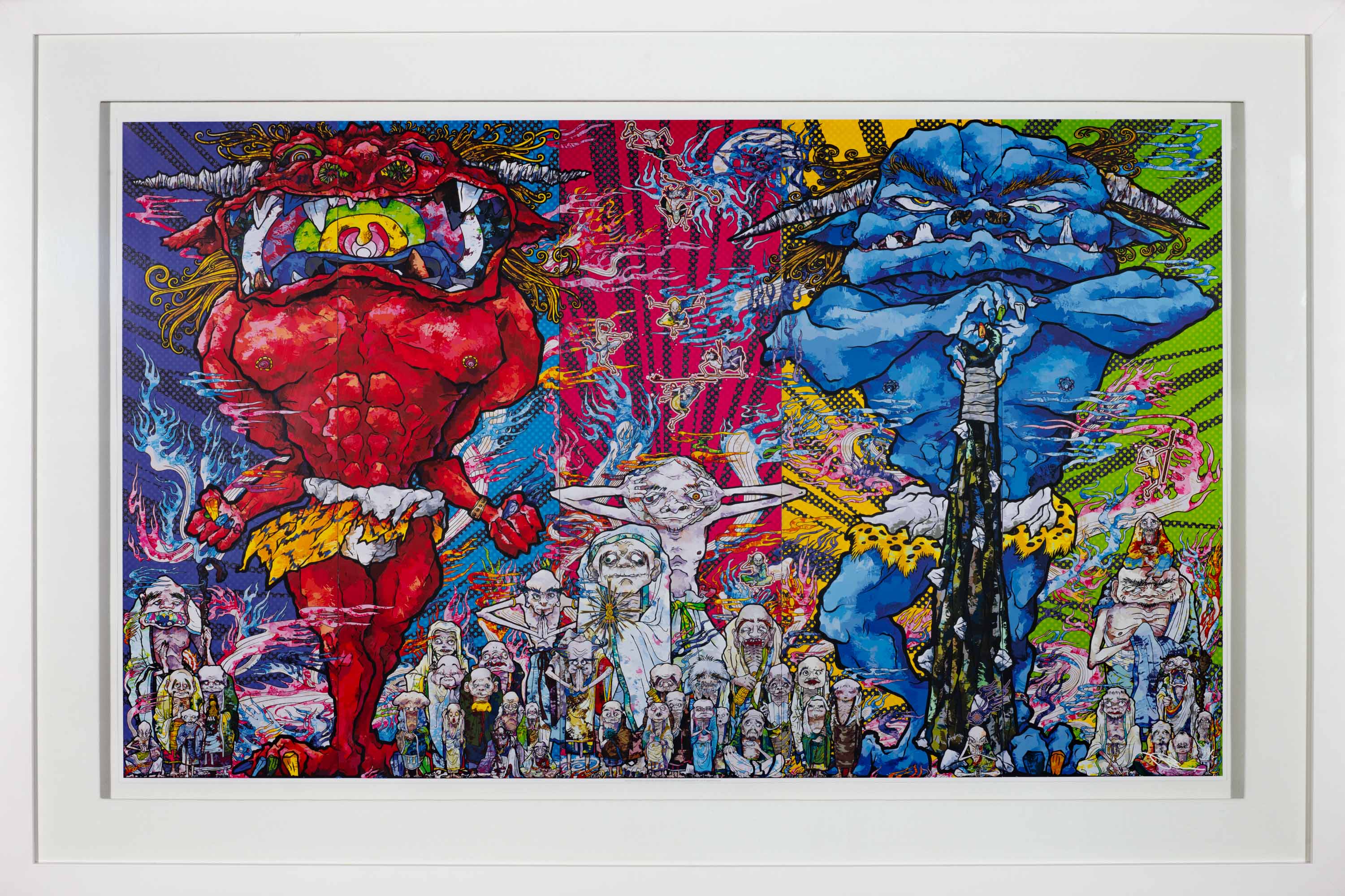 Red Demon and Blue Demon with 48 Arhats, 2013 – Martin Lawrence