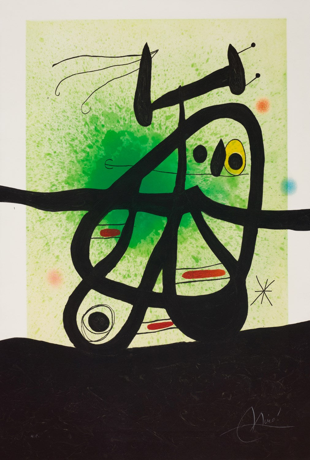 L'Oiseau Mongol (D.513) by Joan Miró 