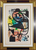 Le Pitre Rose (The Pink Clown) (D.653), 1974 by Joan Miró