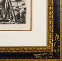 Painter at Work with Bearded Model and a Seated Spectator (B.1130) (Les Bleus de Barcelone), 1963
