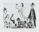 Childhood Memories: Street Fair with Acrobat and a Giant (347 Series, B.1621), 1968