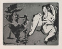 Man with Pipe and Cane and Young Woman (La Célestine, B.1754), 1968