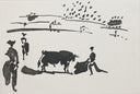 Citando al Toro con la Capa (La Tauromaquia, B.956), 1959 by Pablo Picasso detail