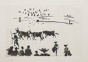 Los Cabestros Retiran al Toro Manso (La Tauromaquia, B.959), 1959