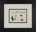 Citando al Toro a Banderillas Sentado en una Silla (La Tauromaquia, B.965), 1959 by Pablo Picasso framed