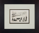 Citando a matar (La Tauromaquia, B.969), 1959 by Pablo Picasso framed