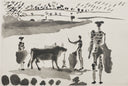 Despues de la Estocada el Torero Senala la Muerte del Toro (La Tauromaquia, B.971), 1959 by Pablo Picasso detail