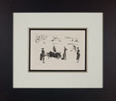 Muerte del Toro (La Tauromaquia, B.972), 1959 by Pablo Picasso framed