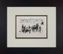 El Arrastre (La Tauromaquia, B.973), 1959 by Pablo Picasso framed