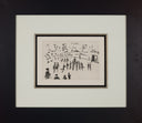 El Torero Sale en Hombros de los Aficionados (La Tauromaquia, B.974), 1959 by Pablo Picasso framed