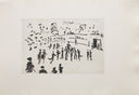 El Torero Sale en Hombros de los Aficionados (La Tauromaquia, B.974), 1959 by Pablo Picasso 
