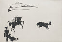 Citando al Toro con el Rejón (La Tauromaquia, B.975), 1959 by Pablo Picasso detail