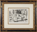 Woman and Cat in the Studio (B.1162), 1964