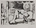 Woman and Cat in the Studio (B.1162), 1964 by Pablo Picasso