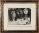 La Chute d'Icare (B.2016, La Chute d'Icare), 1972 by Pablo Picasso framed