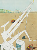 Martian  Dalí Equipped with a Holo-Electronic Microscope (The Conquest of Cosmos I)