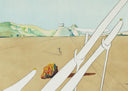 Martian  Dalí Equipped with a Holo-Electronic Microscope (The Conquest of Cosmos I)