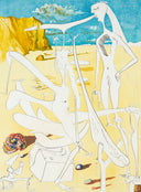 Infraterrestrials Worshipped by Dalí at the Age of Five Because He Believed Himself an Insect (The Conquest of Cosmos I), 1974