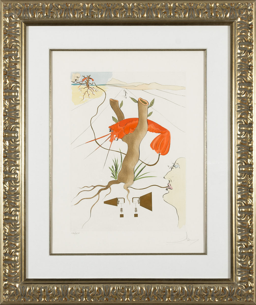 The Telephone (Hommage à Leonardo da Vinci), 1975 by Salvador Dalí