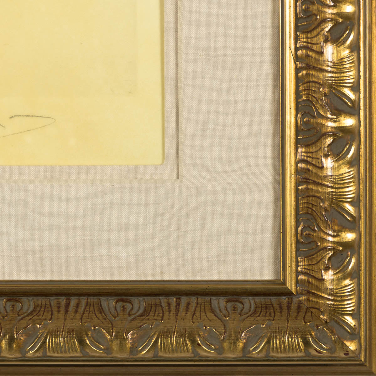 The Desert and its Track... (King, I Shall Await You at Babylon), 1973 by Salvador Dalí detail corner