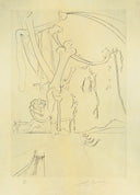 The Desert and its Track... (King, I Shall Await You at Babylon), 1973 by Salvador Dalí