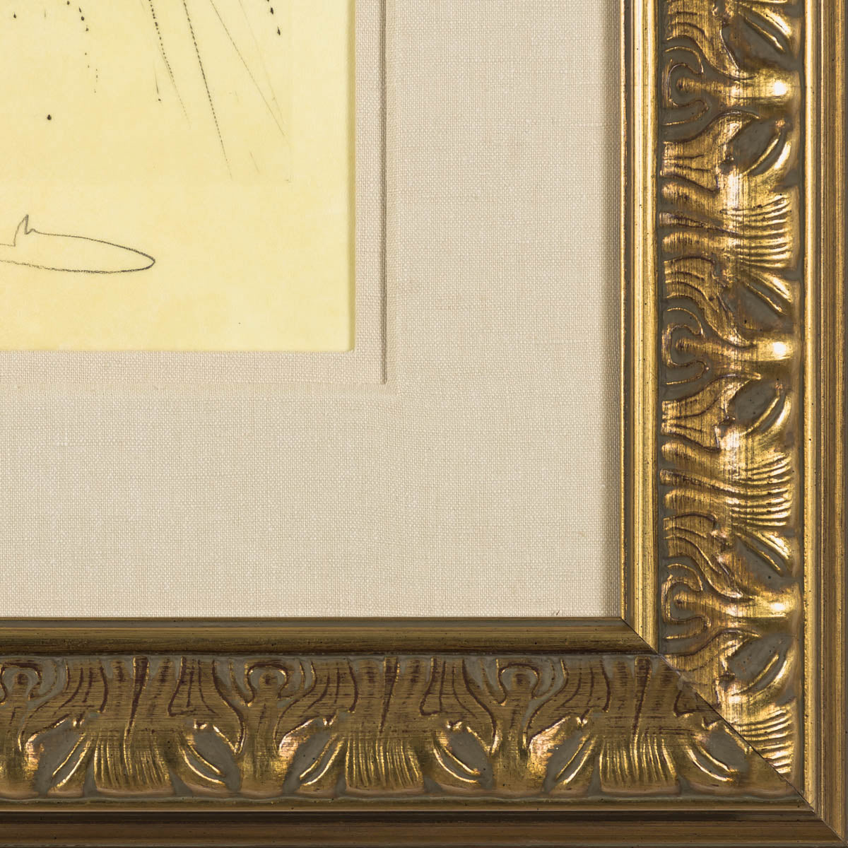 Alexander Looked at Him... (King, I Shall Await You at Babylon), 1973 by Salvador Dalí corner detail