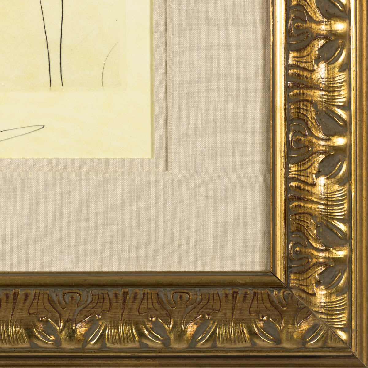 It is Very Far Off in Space... (King, I Shall Await You at Babylon), 1973 by Salvador Dalí corner detail