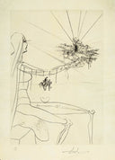 It is Very Far Off in Space... (King, I Shall Await You at Babylon), 1973 by Salvador Dalí