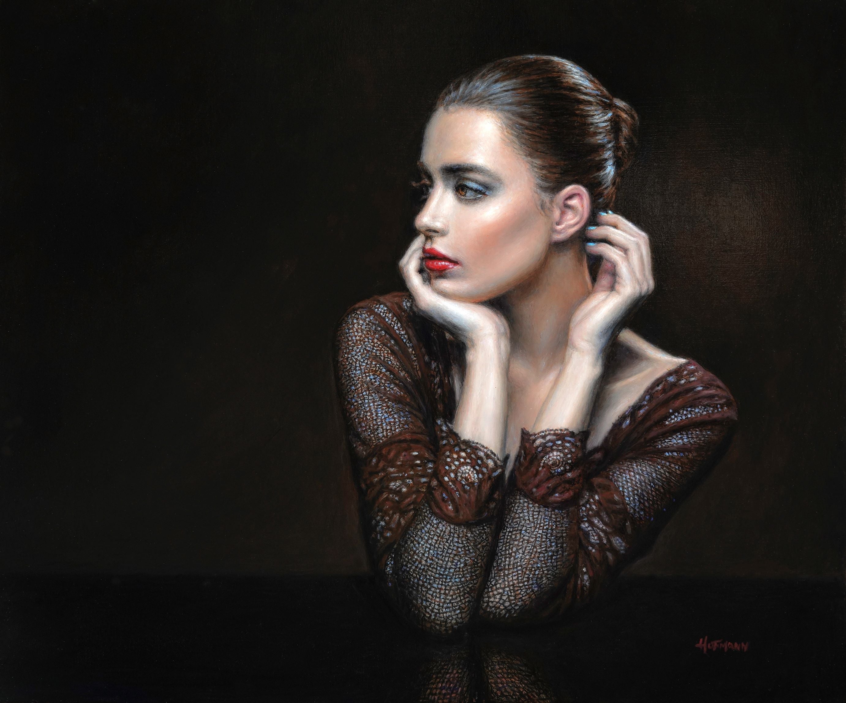 Lady in Lace by Douglas Hofmann