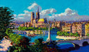 Notre Dame à la Tournelle (London-Paris Suite), 1997 by Kerry Hallam