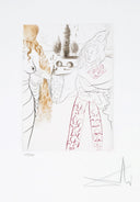 La Femme Adultère (Le Decameron, Plate F) by Salvador Dalí
