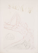 Tristan Wounded (Tristan and Iseult, Plate F), 1970