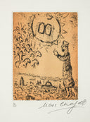Etching 2, Psalm 2, 1980 by Marc Chagall