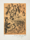 Etching 5, Psalm 6, 1980 by Marc Chagall