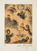 Etching 7, Psalm 11, 1980 by Marc Chagall