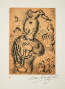 Etching 8, Psalm 13, 1980 by Marc Chagall