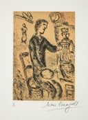 Etching 15, Psalm 39, 1980 by Marc Chagall