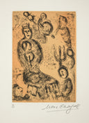 Etching 18, Psalm 45, 1980 by Marc Chagall