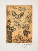 Etching 23, Psalm 72, 1980 by Marc Chagall