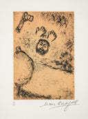 Etching 24, Psalm 77, 1980 by Marc Chagall