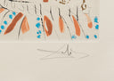 King Solomon (Song of Songs of Solomon, Plate A), 1971 by Salvador Dalí