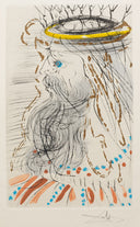 King Solomon (Song of Songs of Solomon, Plate A), 1971 by Salvador Dalí