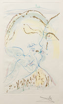 The Dovelike Eyes of the Bride (Song of Songs of Solomon, Plate E), 1971 by Salvador Dalí