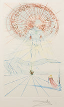 The Bridegroom Leaps Upon the Mountains (Song of Songs of Solomon, Plate F), 1971 by Salvador Dalí