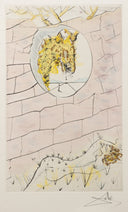 The Beloved Looks Forth Like a Roe (Song of Songs of Solomon, Plate G), 1971 by Salvador Dalí