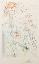 The Beloved Feeds Among the Lilies (Song of Songs of Solomon, Plate J), 1971 by Salvador Dalí
