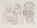 Painter with Couple and Child (347 Series, B.1526), 1968