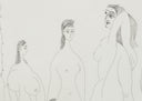 Tall, Slender Painter with Models (347 Series, B.1555), 1968