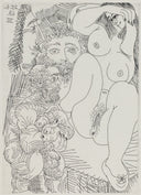 Young Courtesan with a Gentleman, a Sculptor, and an Allured Old Man (347 Series, B.1665), 1968