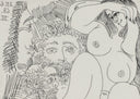 Young Courtesan with a Gentleman, a Sculptor, and an Allured Old Man (347 Series, B.1665), 1968
